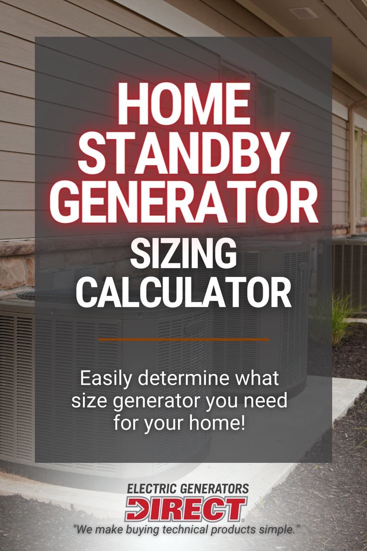 Generator Size Calculator Ends Guesswork for Reliable Home Power